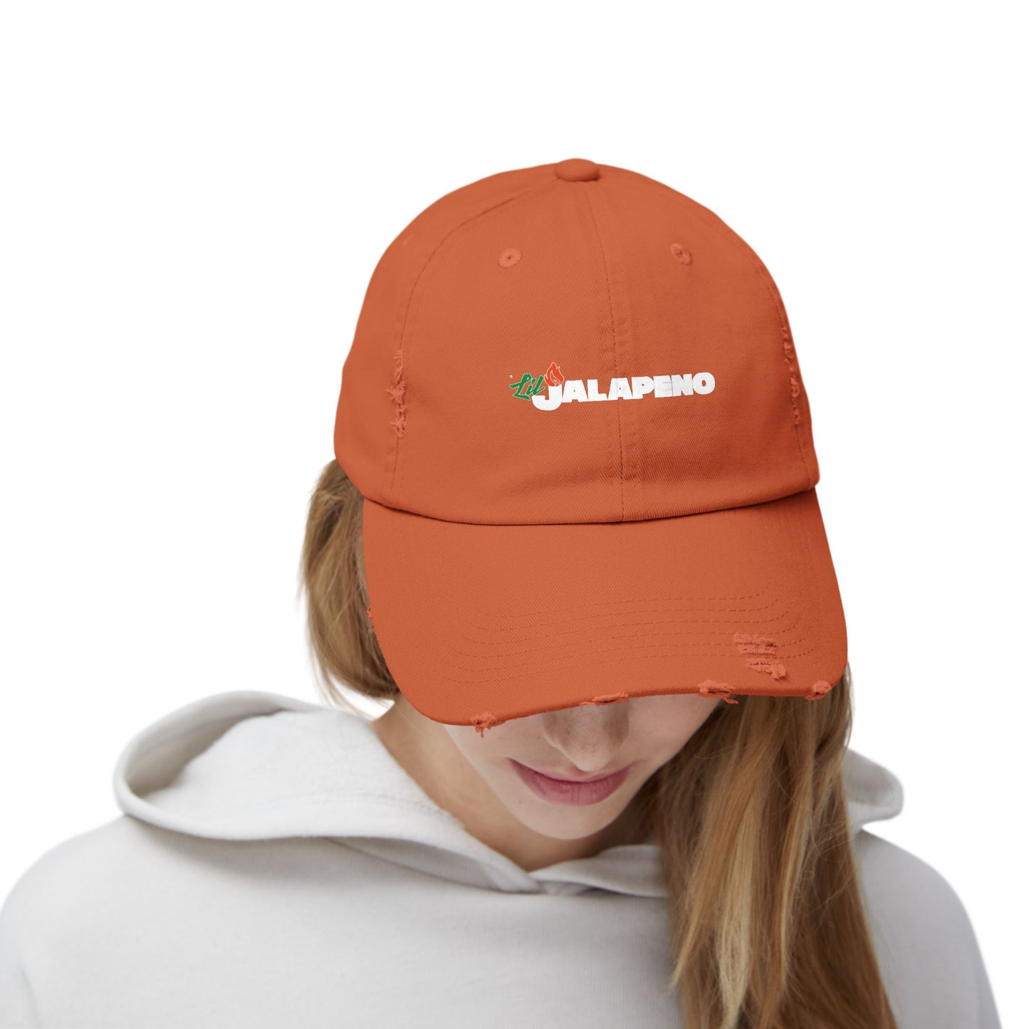 Unisex Distressed Jalapeno Cap